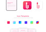 do modern app icon logo design for your business